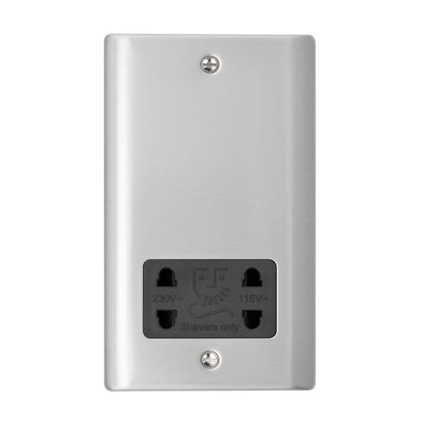 Saxby RS441BSB Dual Voltage Shaver Socket