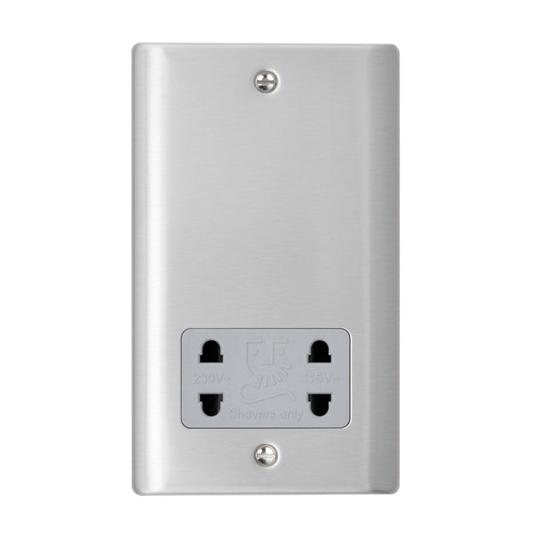 Saxby RS441BSG Dual Voltage Shaver Socket