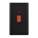 Saxby RS555BL 45A Large Plate DP Switch with Neon