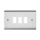 Saxby RSGFP3BS 3G Grid Front Plate