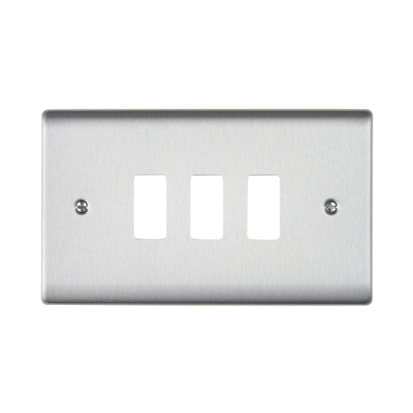 Saxby RSGFP3BS 3G Grid Front Plate