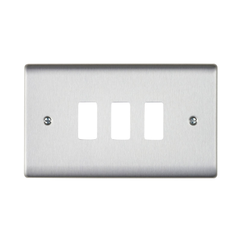 Saxby RSGFP3BS 3G Grid Front Plate