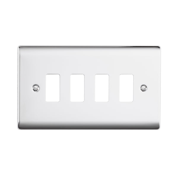 Saxby RSGFP4PC 4G Grid Front Plate