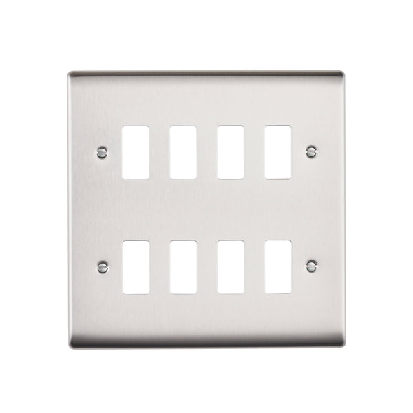 Saxby RSGFP8BS 8G Grid Front Plate