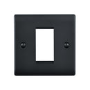 Saxby RSMFP1BL 1G Modular Faceplate (1 Module)
