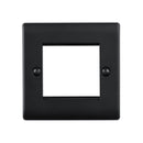 Saxby RSMFP2BL 2G Modular Faceplate (2 Modules)