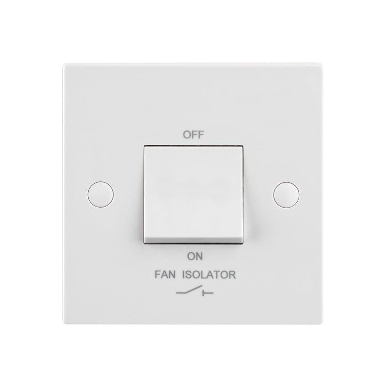 Saxby SE110 10AX 1G 3-Pole Fan Isolator Switch