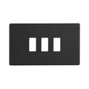 Saxby SLGFP3BL 3G Grid Front Plate