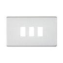 Saxby SLGFP3BS 3G Grid Front Plate