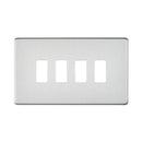 Saxby SLGFP4BS 4G Grid Front Plate