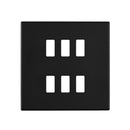 Saxby SLGFP6BL 6G Grid Front Plate