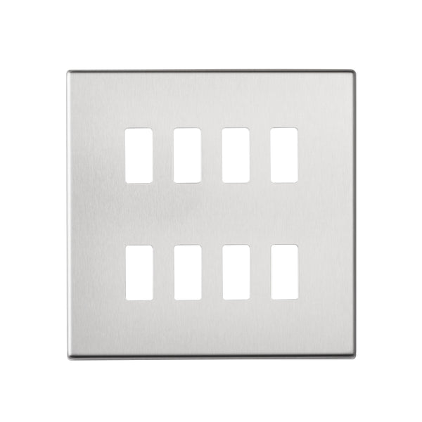 Saxby SLGFP8BS 8G Grid Front Plate