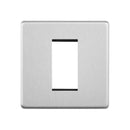 Saxby SLMFP1BS 1G Modular Faceplate (1 Module)