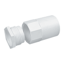 A25MBWH 25mm White PVC Female Adaptor