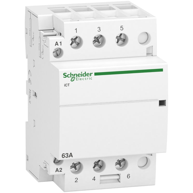 Schneider A9C20863 Acti9 iCT 63A, 3P, 3NO Contactor