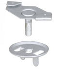 Britclips AC25  M6 x 16 25mm T Bar Twist On Clip Flange(Pack of 25)