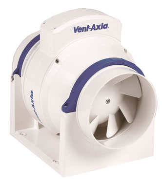 Vent-Axia ACM100T In-Line Mixed Flow Fan (Timer)