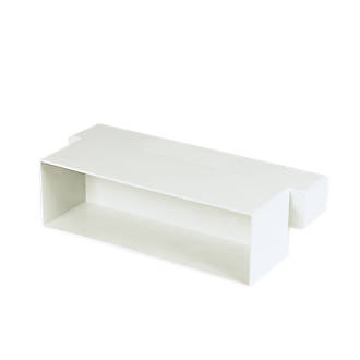 Airbrick Adaptor For use with Flat Channel Ducting and Slimline Air Bricks