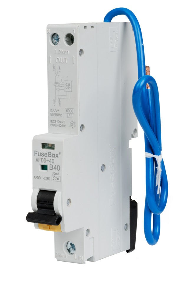 Fusebox AFDD061030B 10A, 2-Pole, 30mA Combined AFDD + RCBO