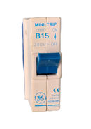 GE B15 15A, 6kA, Single Pole Type B MCB (639002)