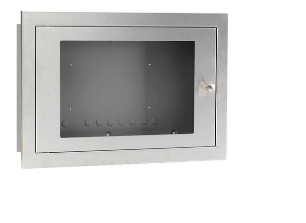 C-Tec  BF359-3S Glazed Stainless Steel Enclosure, shallow