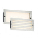 Knightsbridge MLA BLED5SW White LED Brick Light - Brushed Steel Fascia, 5W, 230V