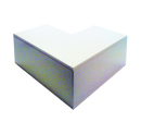 FEA6 40x40mm PVC External Angle for Mini-Trunking