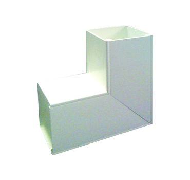 FFA5 50x25mm PVC Flat Angle for Mini-Trunking