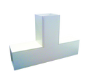 FFT6 40x40mm PVC Flat Tee for Mini-Trunking