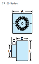 Manrose CF100H -100mm centrifugal bathroom fan -humidity control