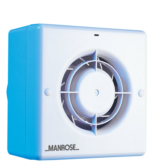 Manrose CF100T -100mm centrifugal bathroom fan -adjustable over run timer