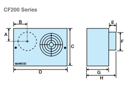 Manrose CF200S -100mm centrifugal bathroom fan -high pressure