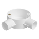 2-Way Round Angle Terminal Box for 25mm Conduit - CJB252WAWH