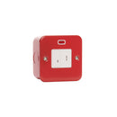 VS3467MR 13A Key Switch DP Neon Surface Mounted Red
