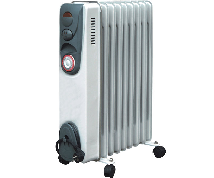 2KW Oil Filled Radiator Thermostat & Timer (CR2T)