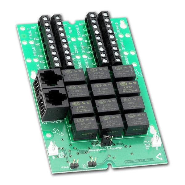 C-TEC CFP Relay Output Card (as per CFP762 + 8 Output Per Zone Relays) (CFP763)