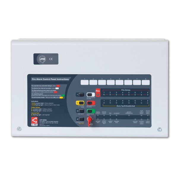 C-TEC CFP704-4 Standard 4 Zone Conventional Fire Alarm Panel