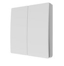 Forum Lighting CUL-40033 2 Gang Kinetic Push Switch In Matt White IP42