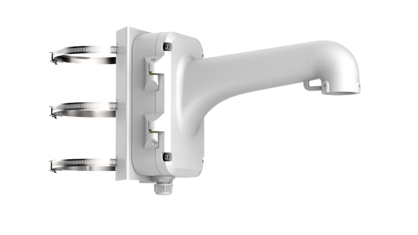 Hikvision DS-1604ZJ Pole Mounted Bracket Incorporating Wall Mount for PTZ Cameras