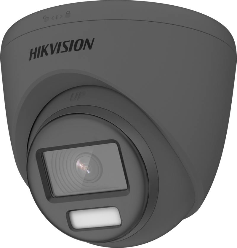 Hikvision DS-2CE72UF3T-E Grey, 8MP External Turret, 2.8mm Fixed Lens Camera