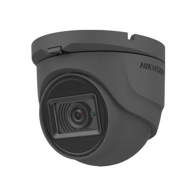 Hikvision DS-2CE76H0T-ITMFS(2.8mm) Grey, 5MP External Eyeball IR Camera with 2.8mm Fixed Lens