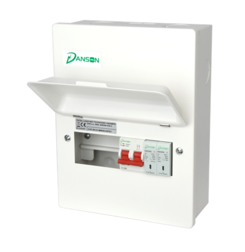 Danson E-MM184-SPD1 18 Module Consumer Unit 100A Switch Disconnector & SPD