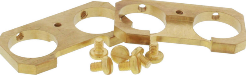 Wiska  EC 308 Brass Earthing bars for Combi Junction box