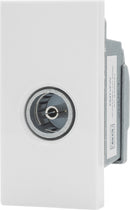 BG EMTVFW Nexus White Moulded Euro Module IEC Insert Module - Female (Return)