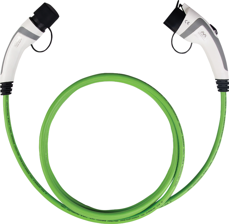 BG EVC2135SL Masterplug 32A 7kW Mode 3 Type 2 to Type 1 EV charging cable 5m