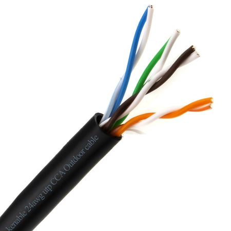 305m of CAT5PE External Grade, Solid Copper Cable