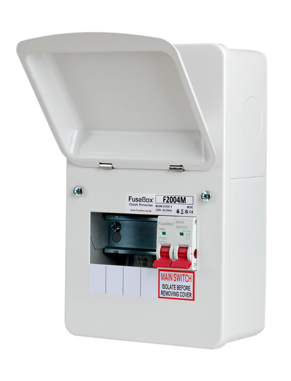 Fusebox F2004M 4-way (100A Main Switch)