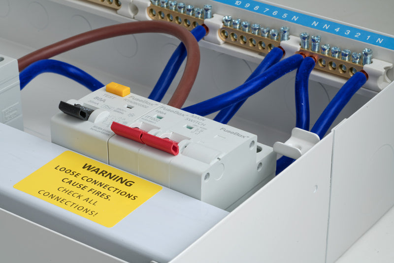 Fusebox F2011DA 7 Way, Dual 80A RCD Consumer Unit (Type A)