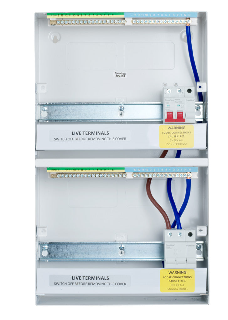 Fusebox F2022M 22-way (11-11) (100A Main Switch)