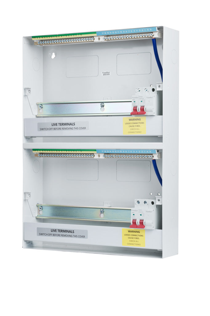 Fusebox F2030MDT 30 Way Consumer Unit (15-15) 2 Ã— 100A Main Switch